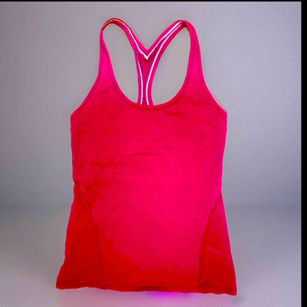 Lululemon Mesh Cool Racerback Shine On Berry Rumble EUC HTF - Picture 6 of 9